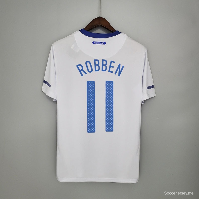 Retro Netherlands 2010 away Soccer Jersey