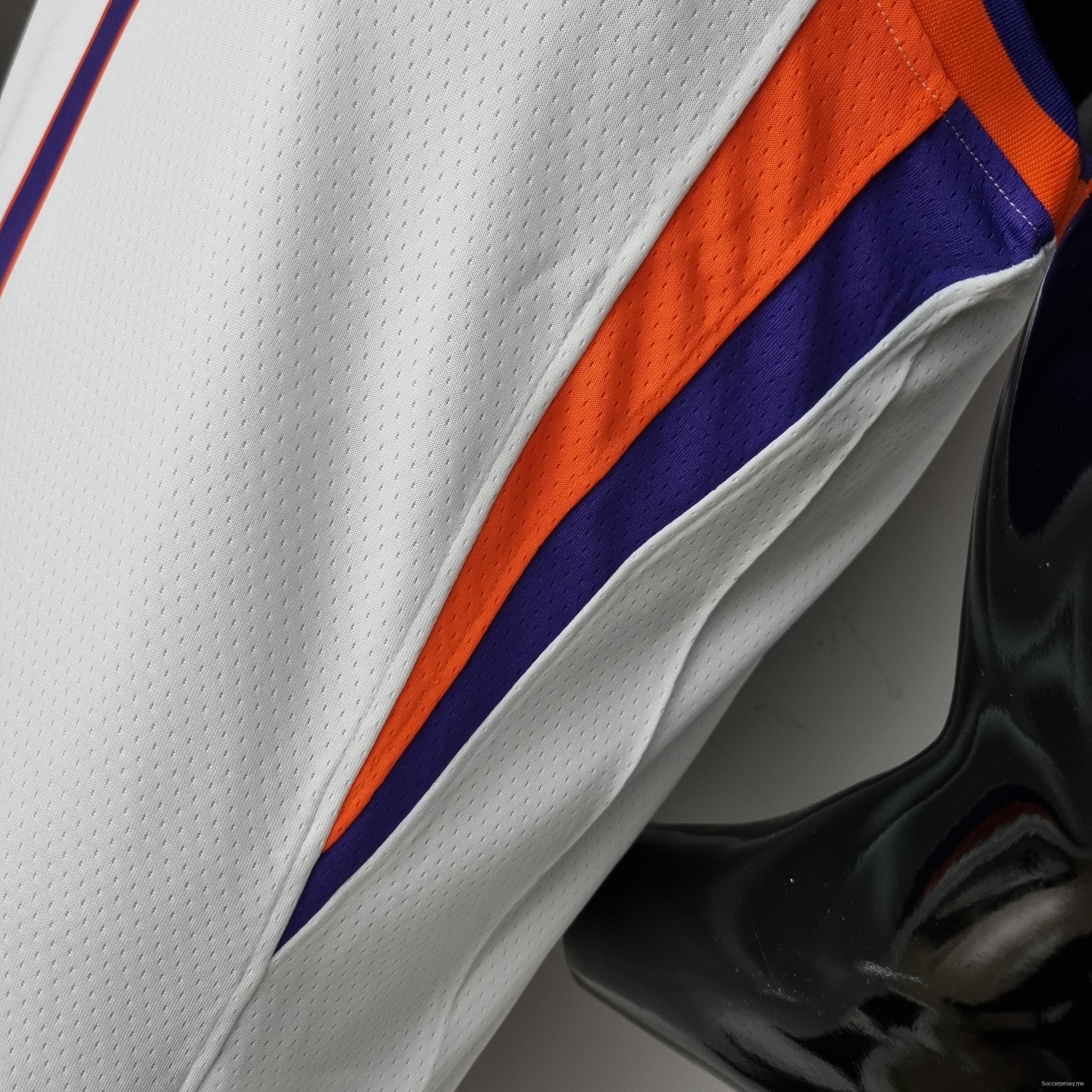 75th Anniversary Booker #1 Phoenix Suns White NBA Jersey