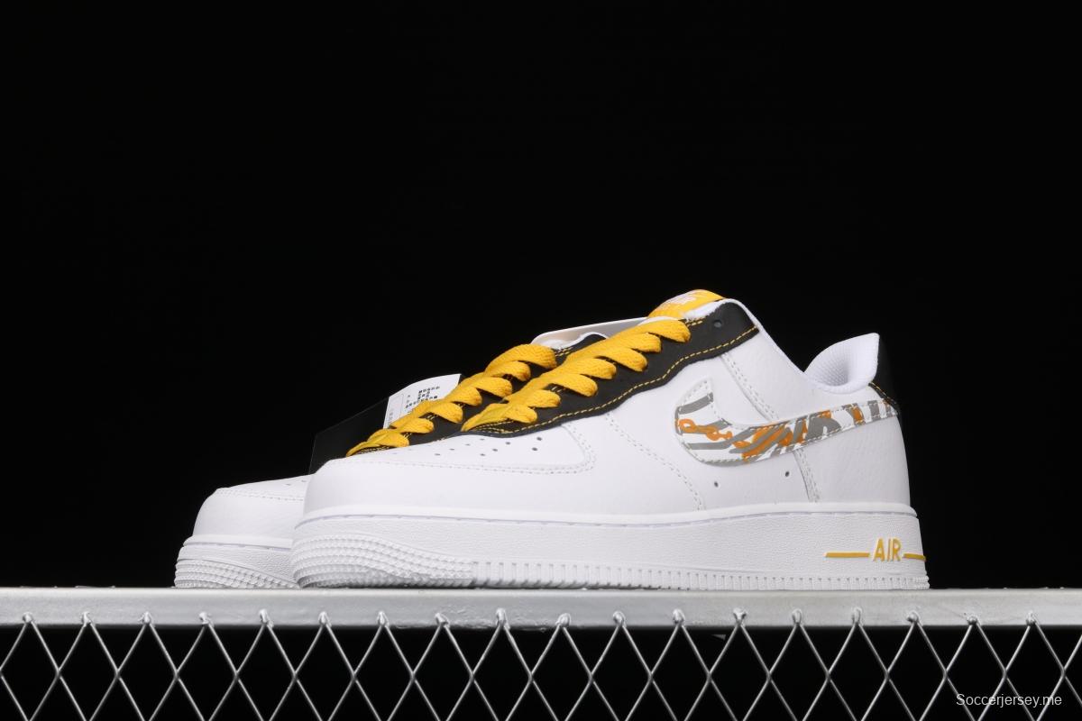 NIKE Air Force 1 Low zebra reflective low-top casual board shoes DH5284-100