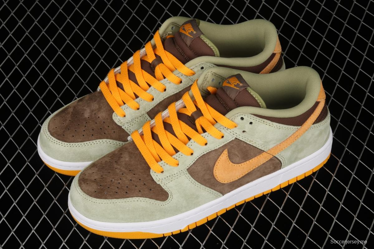 NIKE SB DUNK Low Prm green brown orange SB rebound fashion casual board shoes DH5360-300