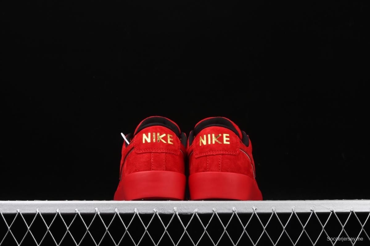 NIKE SB Blazer OG QS Trail Blazers Limited Edition Chinese Red Mouse New year Edition send blessings and money low-top board shoes leisure board shoes CJ7049-818