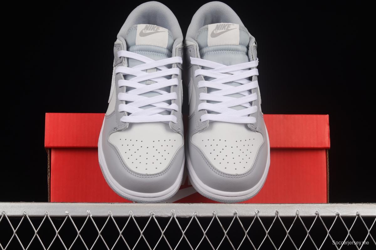 NIKE DUNK Low Retro Retro White Grey SB Buckle Breaking Backboard Fashion Casual Sneakers DJ6188-001