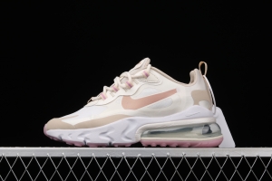 NIKE Air Max 270React new high-frequency mesh hollowing out function half-palm air cushion running shoes CU9333-100