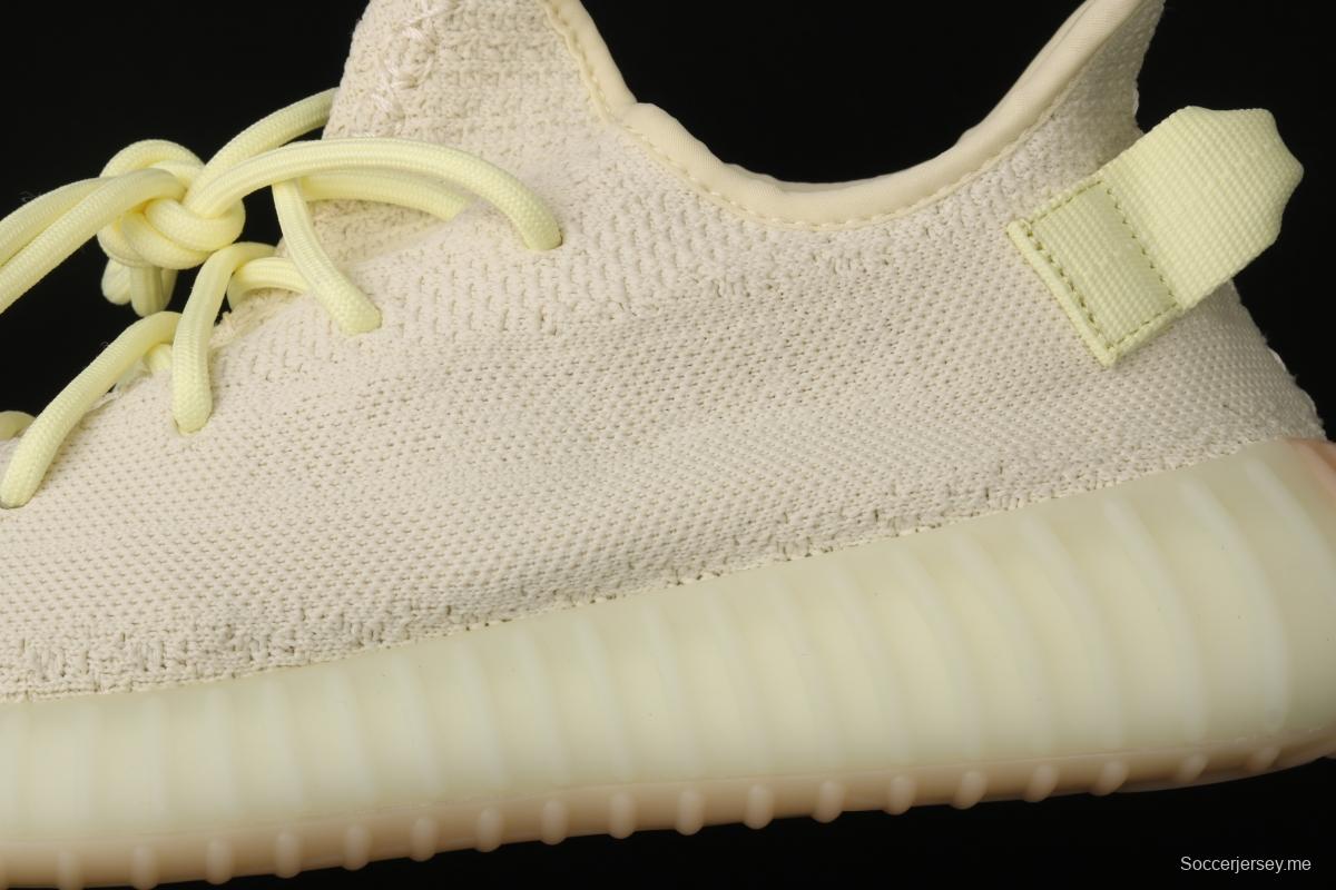 Adidas Yeezy 350V2 Real Boost Basf F36980 Darth Coconut 350 second Generation Cream Yellow BASF Boost original