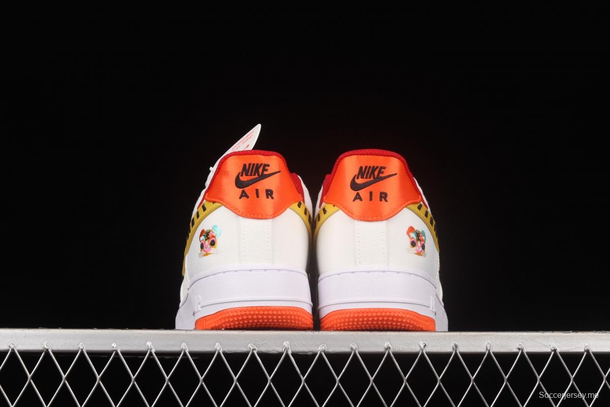 NIKE Air Force 1y07 Low year of the Tiger limited color matching low-top canvas casual board shoes DQ4502-171