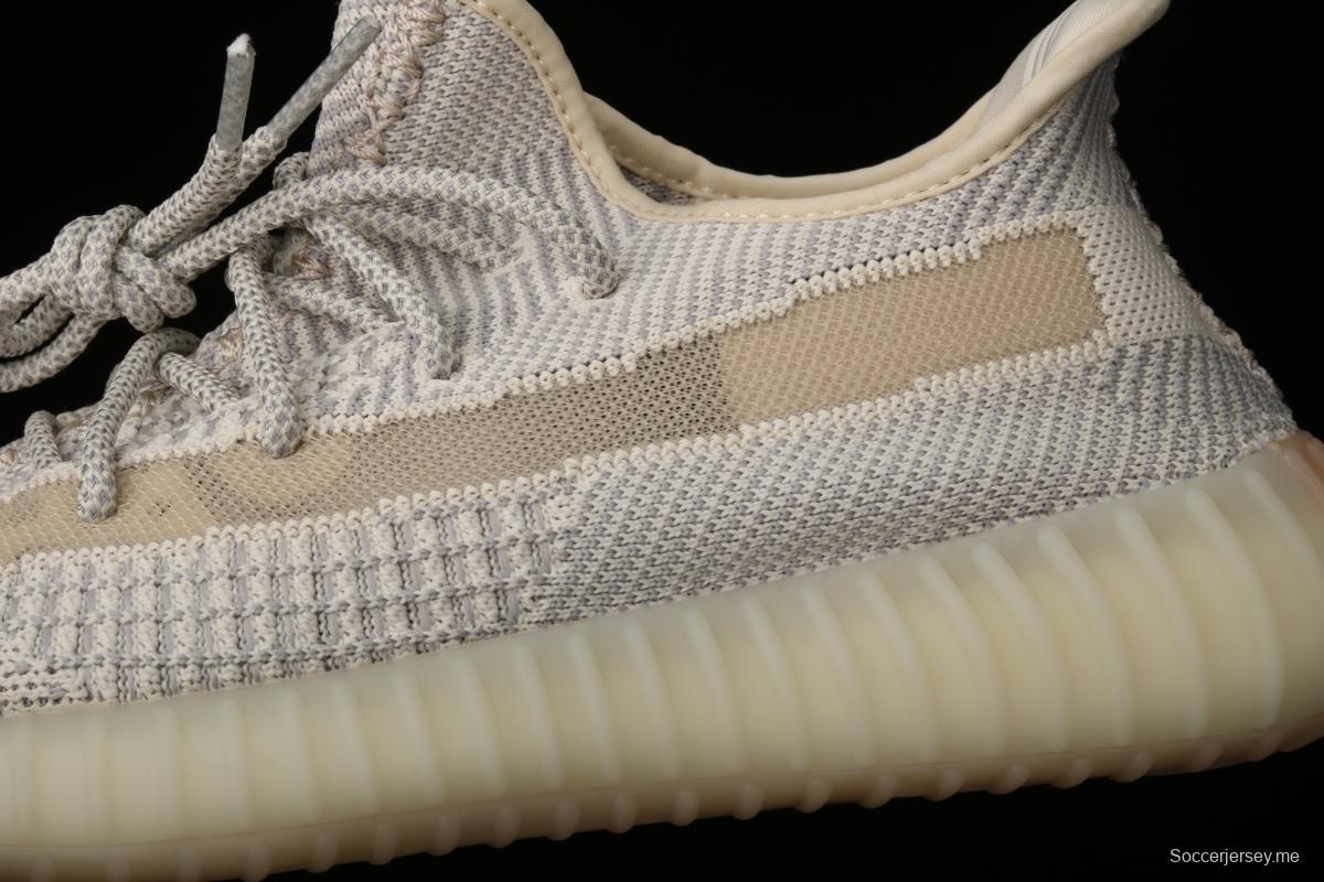 Adidasidas Yeezy 350 Boost V2 FU9161 Darth Coconut 350 second generation beard white hollowed-out angel color BASF Boost original