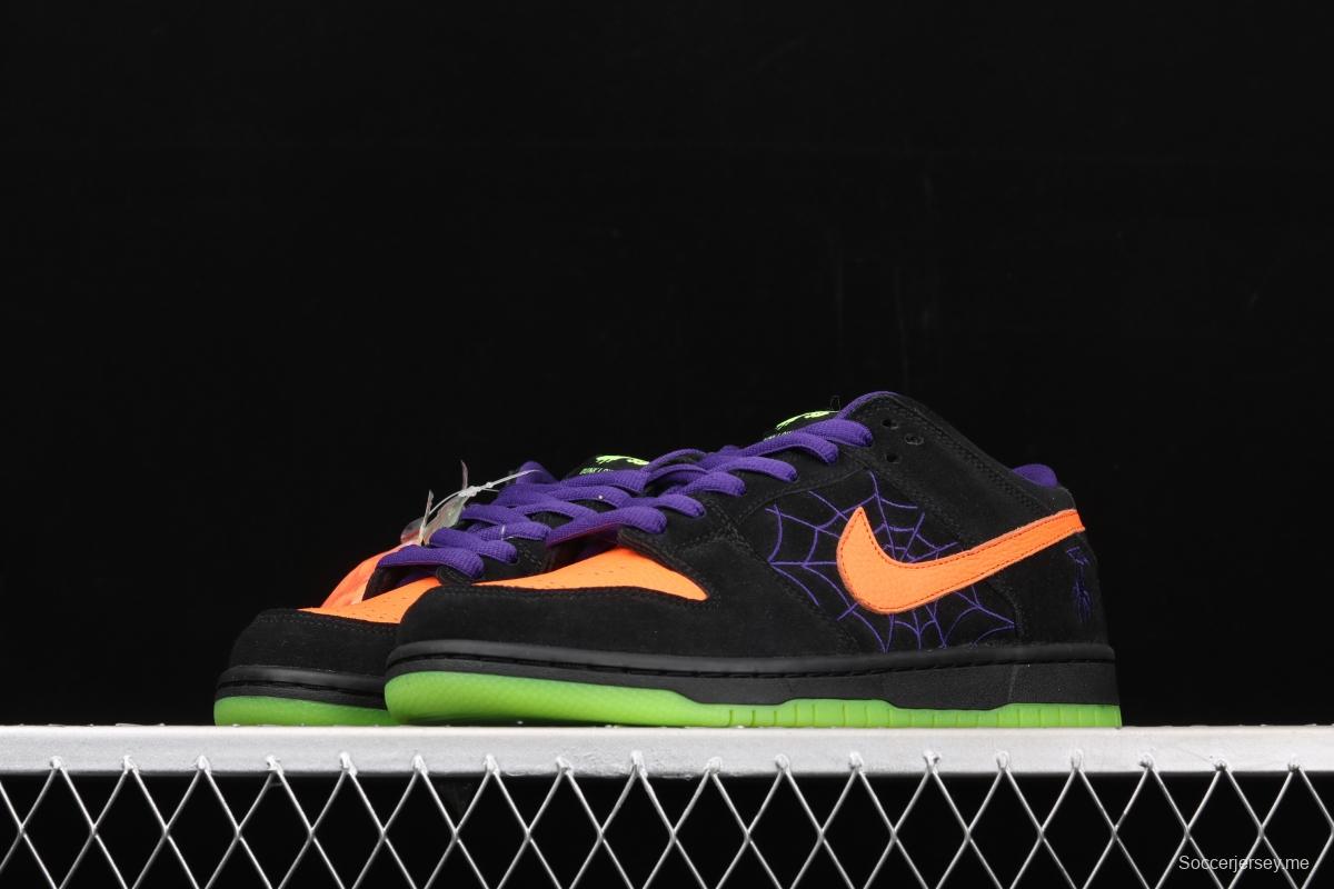 NIKE SB DUNK Low Night of Mischief Halloween themed low top skateboard shoes BQ6817-006