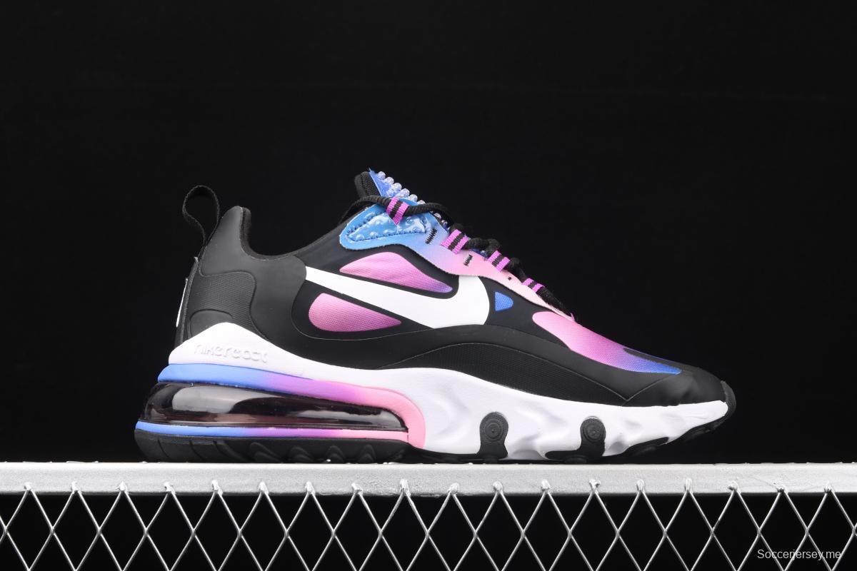 NIKE Air Max 270React 2020 new high-frequency mesh hollowing out function half-palm air cushion running shoes BV3387-400