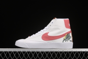 NIKE Blazer Mid '1977 SE Trail Blazers classic high-top canvas all-purpose leisure sports board shoes DC9265-101,