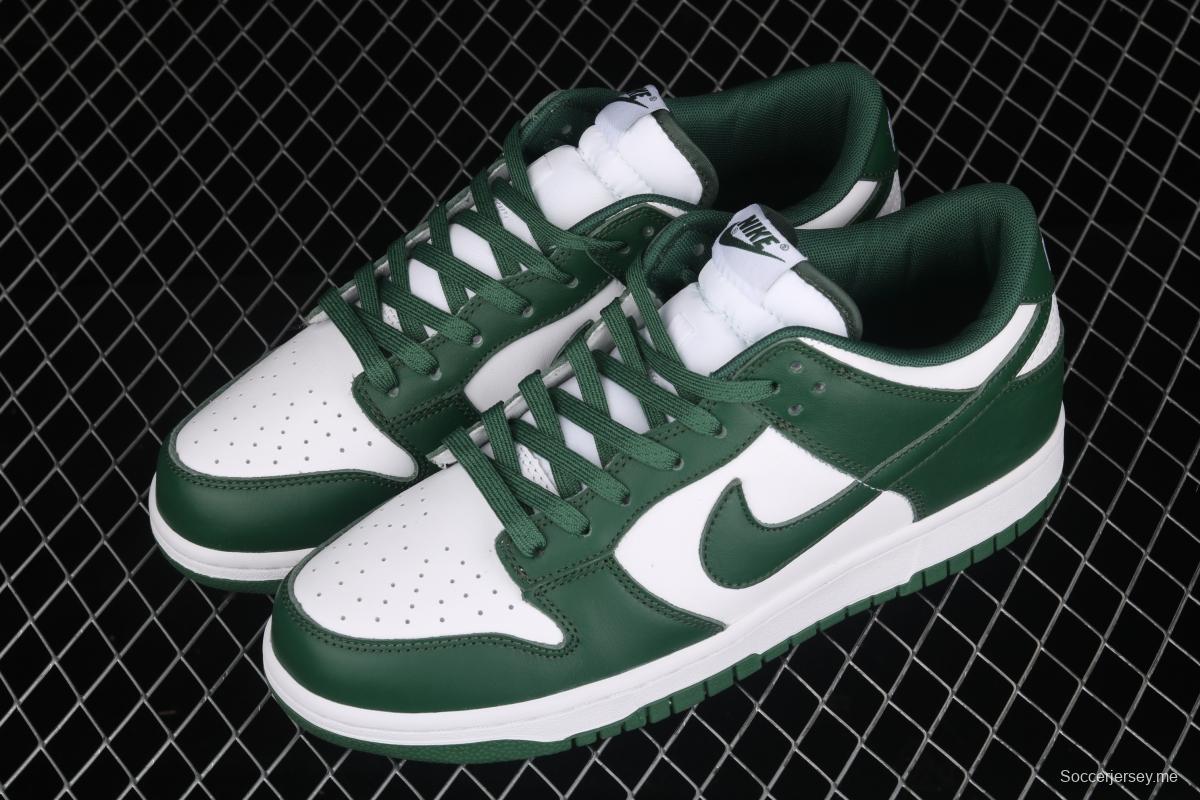 NIKE SB DUNK Low Team Green Michigan White and Green Slam Dunk Series low side Leisure Sports Skateboard shoes DD1391-101