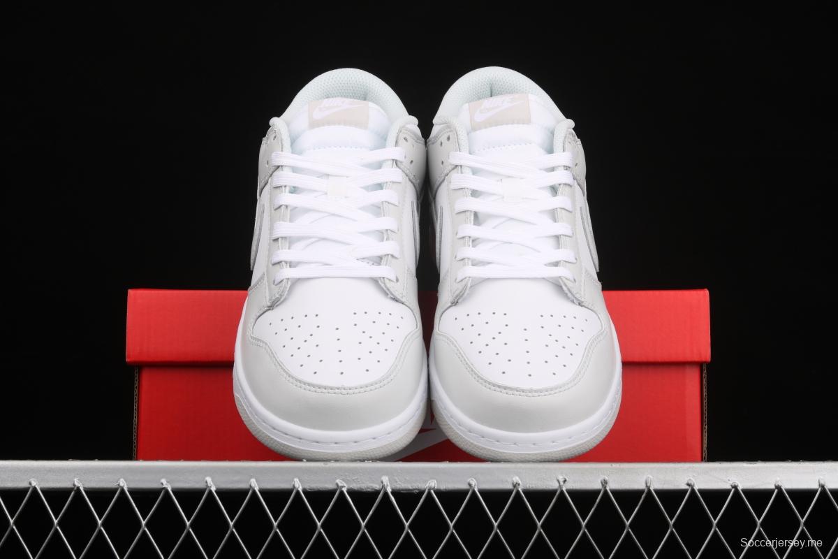 NIKE SB DUNK Low dunk series white light gray color matching low-side leisure sports skateboard shoes DD1503-103