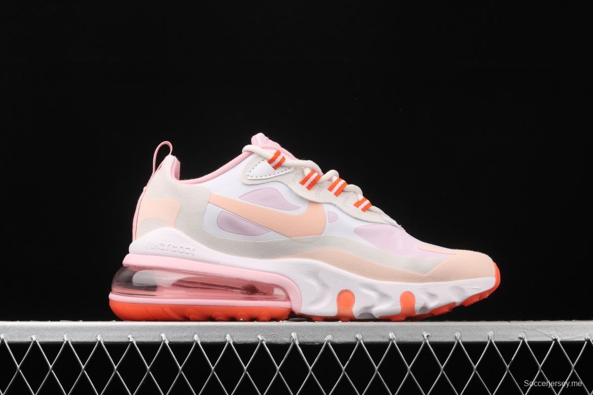 NIKE Air Max 270React new high-frequency mesh hollowing out function half-palm air cushion running shoes CJ0619-103