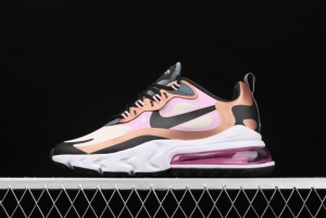 NIKE Air Max 270React new high-frequency mesh function half-palm air cushion running shoes CT1833-100