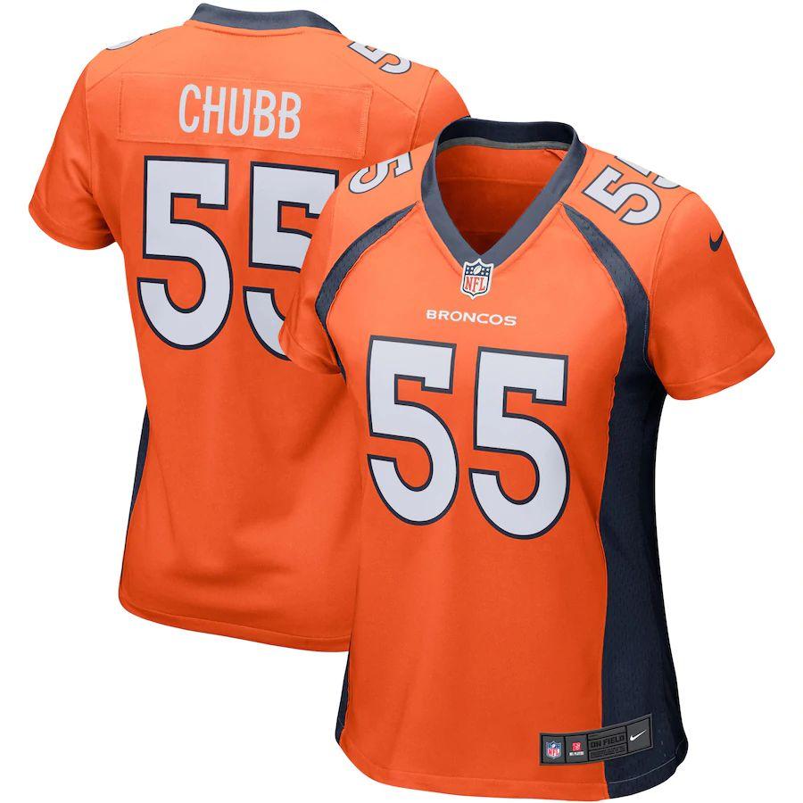 Women's Bradley Chubb Orange Player Limited Team Jersey