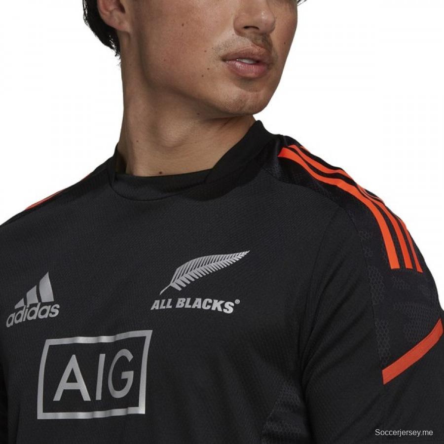 All Blacks 2021 Men's Performance Primeblue Black Jersey