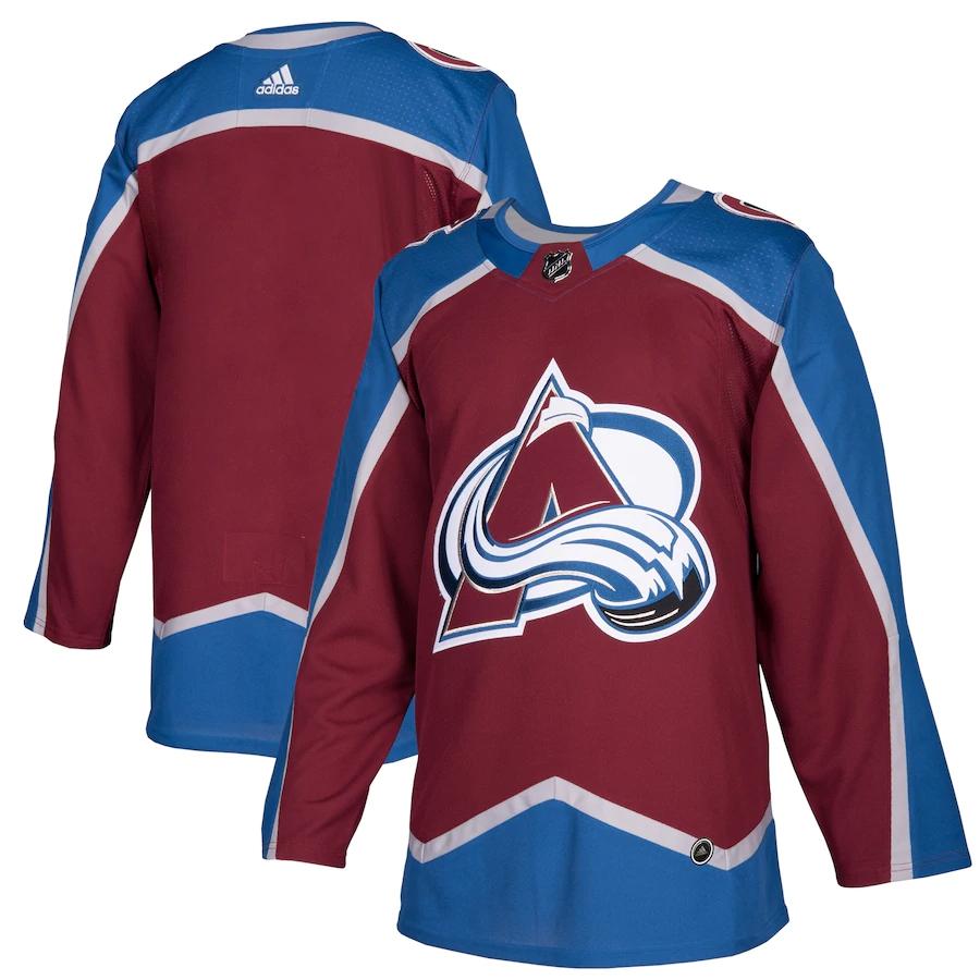Men's Burgundy Home Blank Team Jersey