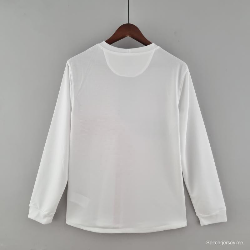 قميص كرة القدم البرتغال 2012 ريترو بأكمام طويلة الأكمام خارج الديار
