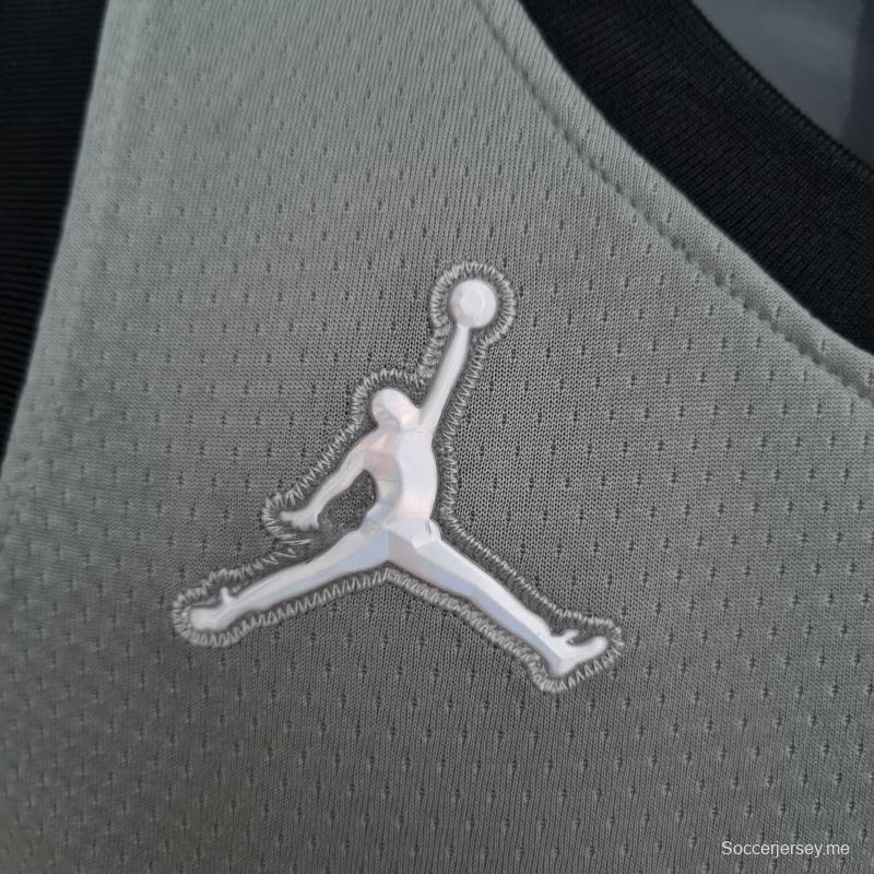 قميص دوري بروكلين نتس بروكلين نتس رقم 75th Anniversaryth Anniversary Durant #7 إصدار مدينة بروكلين نتس إصدار المدينة الرمادي من الدوري الاميركي للمحترفين
