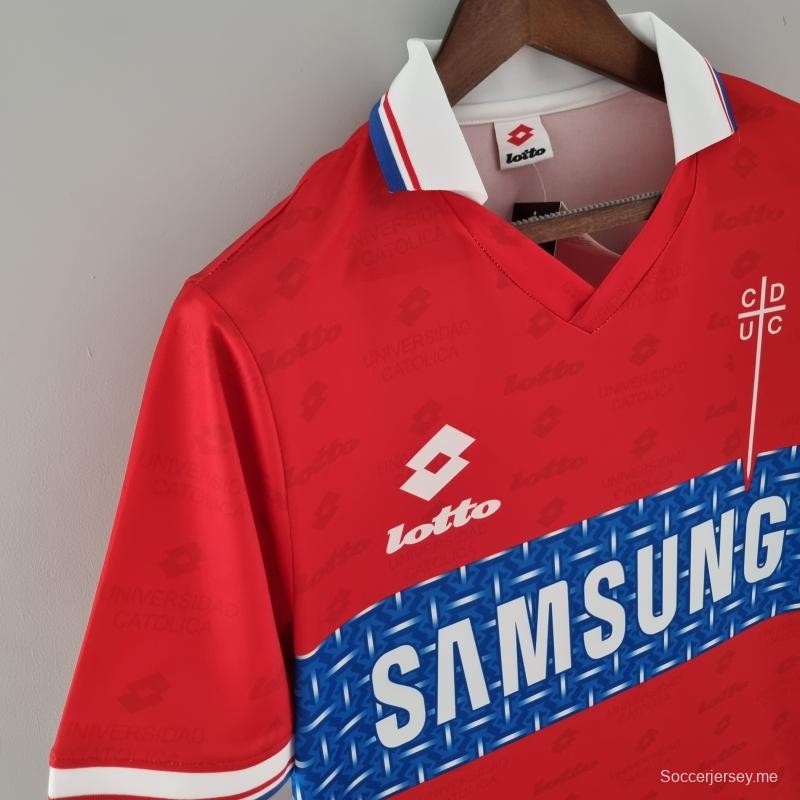 قميص كرة قدم ريترو 1996 ديبورتيفو يونيفرسيتياد كاتوليكا الثالث خارج الديار
