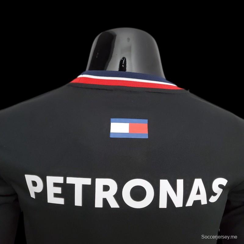 فورمولا 1 فورمولا 1 2022 مرسيدس مرسيدس بأكمام طويلة أسود
