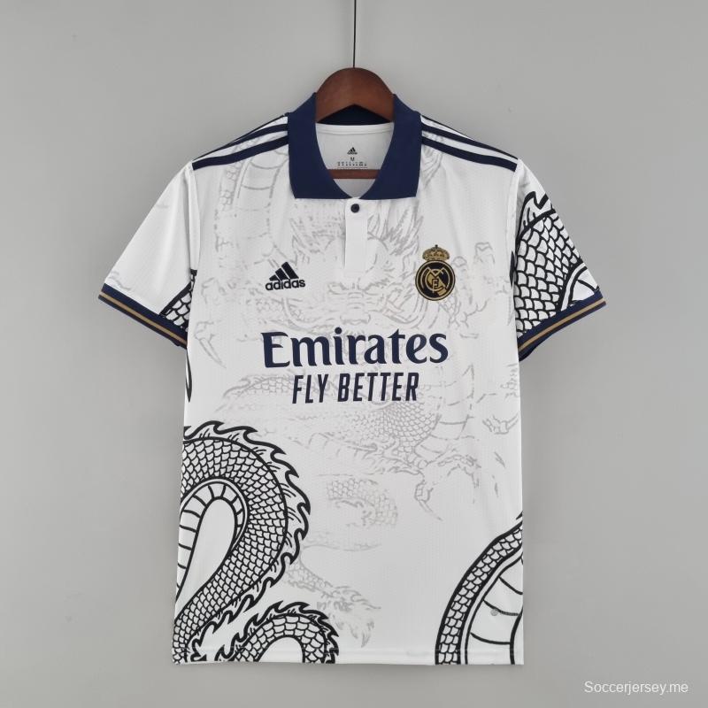 22/23 22/23 ريال مدريد التنين الصيني الأبيض
