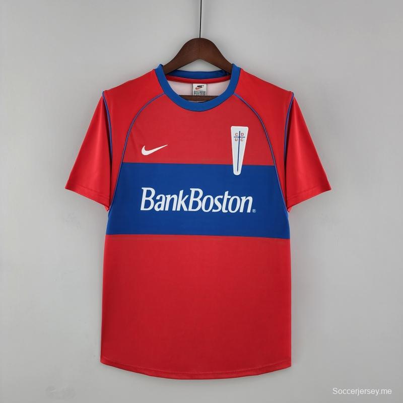 قميص كرة قدم ريترو 02/03 ديبورتيفو يونيفرسيتيفو كاتوليكا خارج الديار
