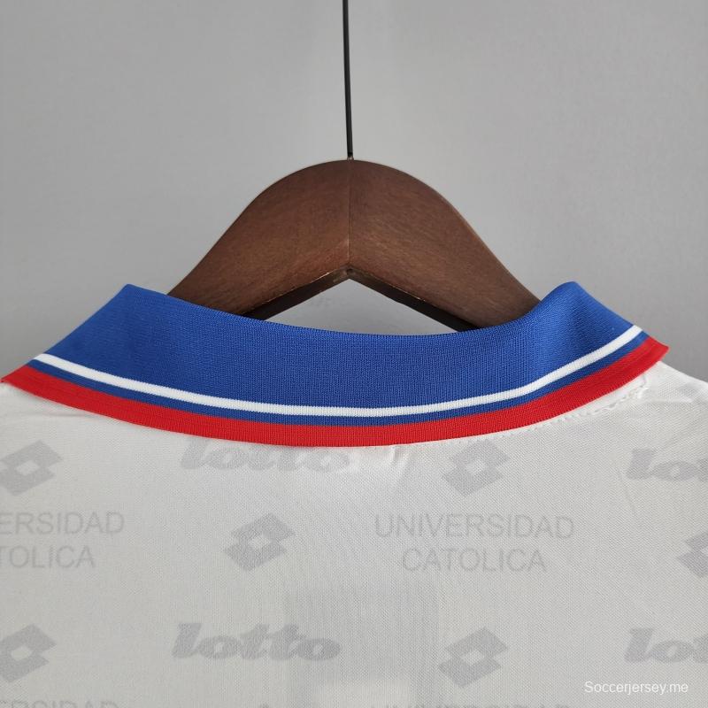 قميص كرة قدم بأكمام طويلة ريترو 1996 ديبورتيفو يونيفرسيونيفيرسياد كاتوليكا الثالث
