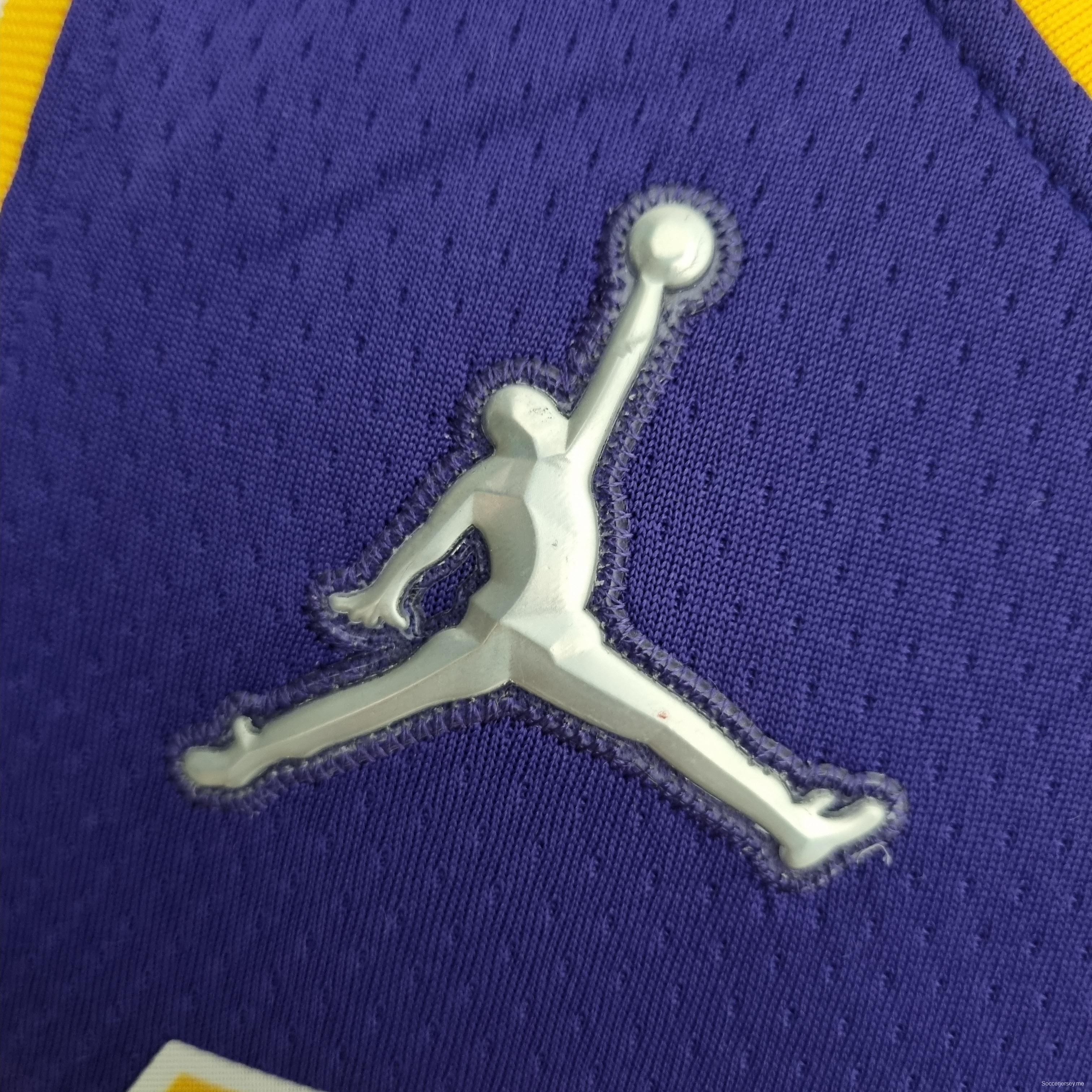 الذكرى 75 لقميص BRYANT#24 لوس أنجلوس ليكرز جوردان جوردان قميص دوري كرة السلة الأمريكي للمحترفين البنفسجي
