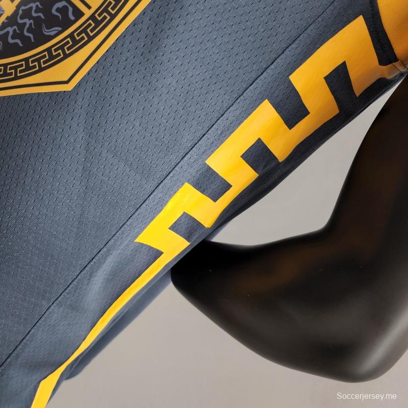 2018 GREEN #23 قميص غولدن ستيت ووريورز غولدن ستيت ووريورز الرمادي للدوري الأمريكي للمحترفين
