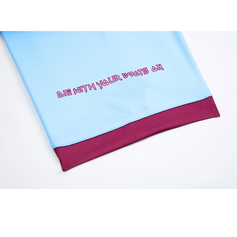 ريترو 22/23 آيرون مايدن إكس ويست هام نبيذ/قميص أزرق
