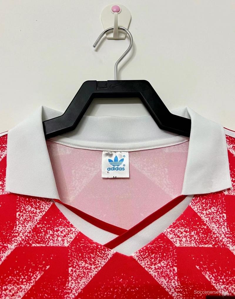 قميص اتحاد الجمهوريات الاشتراكية السوفياتية القديم 87/88 قميص كرة القدم الرئيسي
