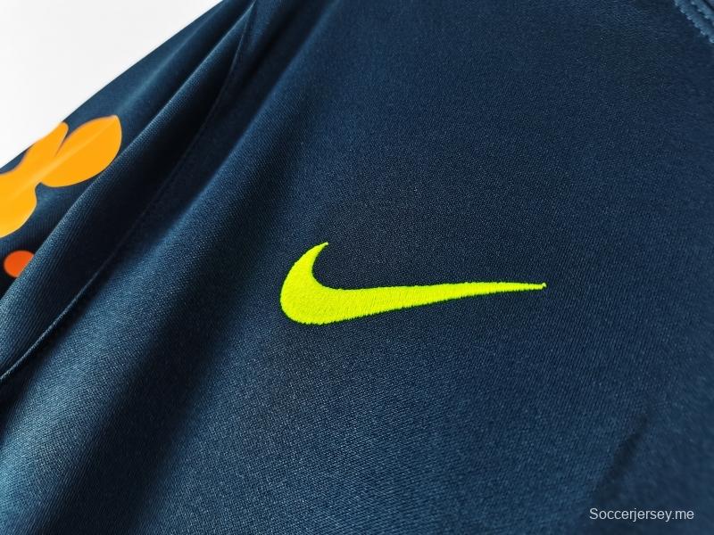 قميص البرازيل الرجعية 2020 ريترو 2020 أخضر داكن اللون أخضر داكن لكرة القدم الأساسي
