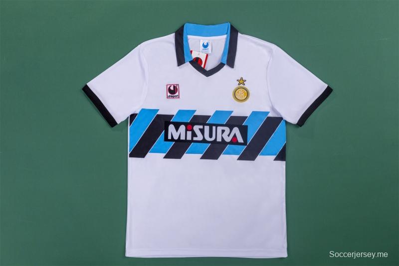 قميص كرة القدم RETRO 90/91 انتر اوايي
