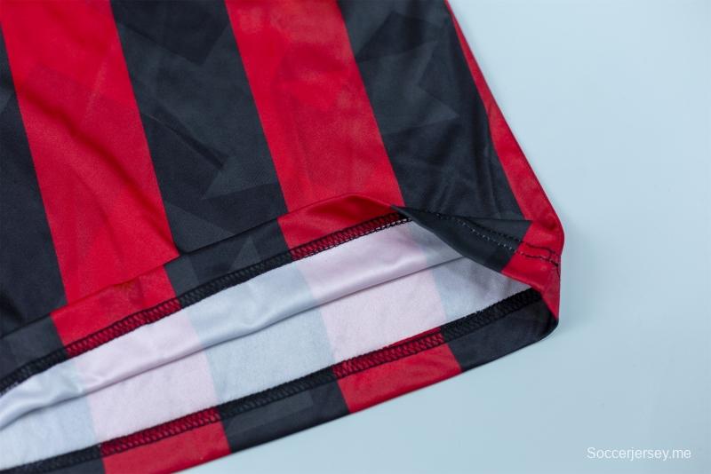قميص فريق ميلان 92/94 RETRO 92/94 قميص فريق ميلان الإيطالي لكرة القدم الأساسي
