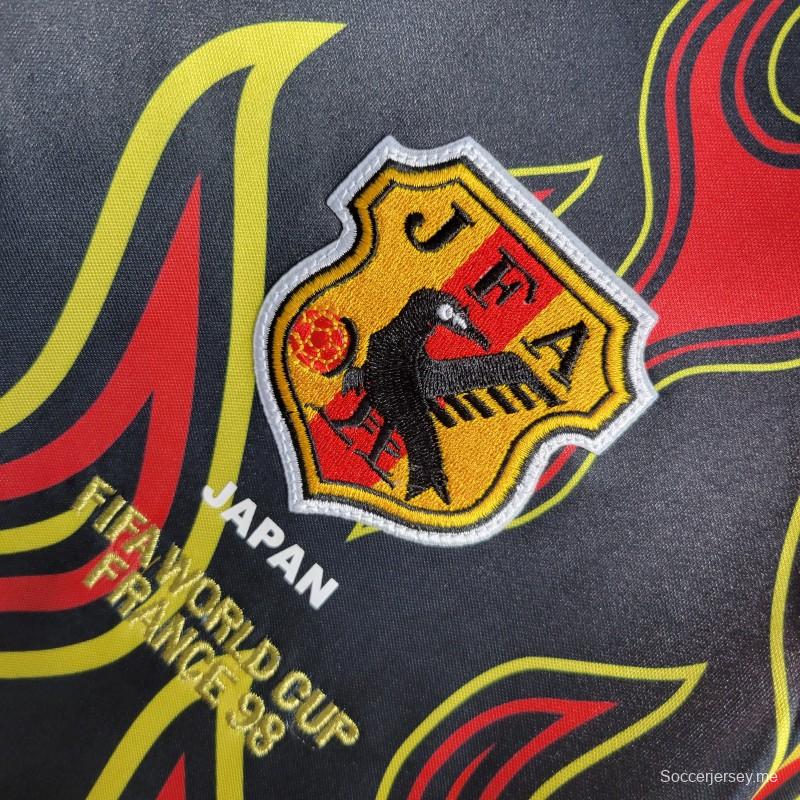 قميص ريترو 1998 حارس مرمى اليابان باللون الأحمر الملتهب
