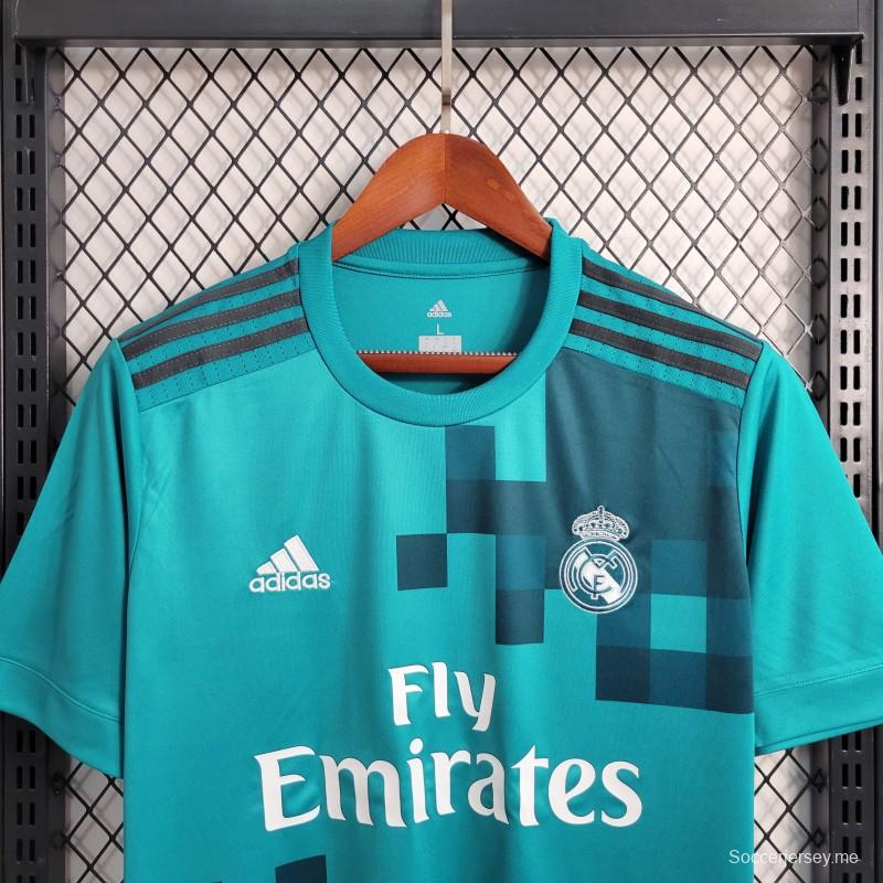 قميص ريترو 17-18 ريال مدريد الثالث الأزرق القديم 17-18
