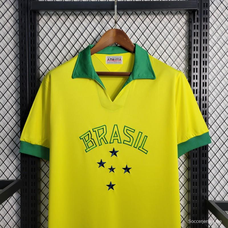 قميص منتخب البرازيل القديم 1958 ريترو 1958
