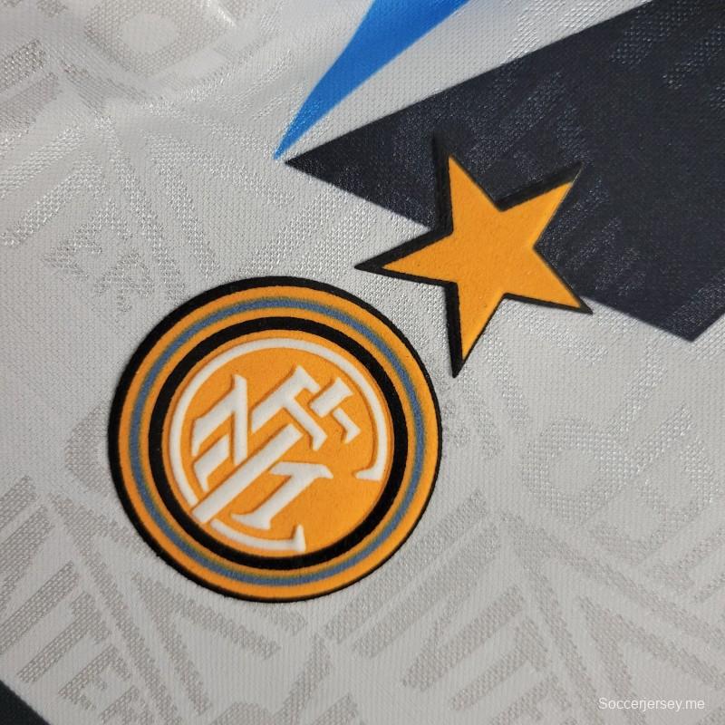 قميص انتر ميلان 92/93 ريترو ميلان 92/93 ابيض
