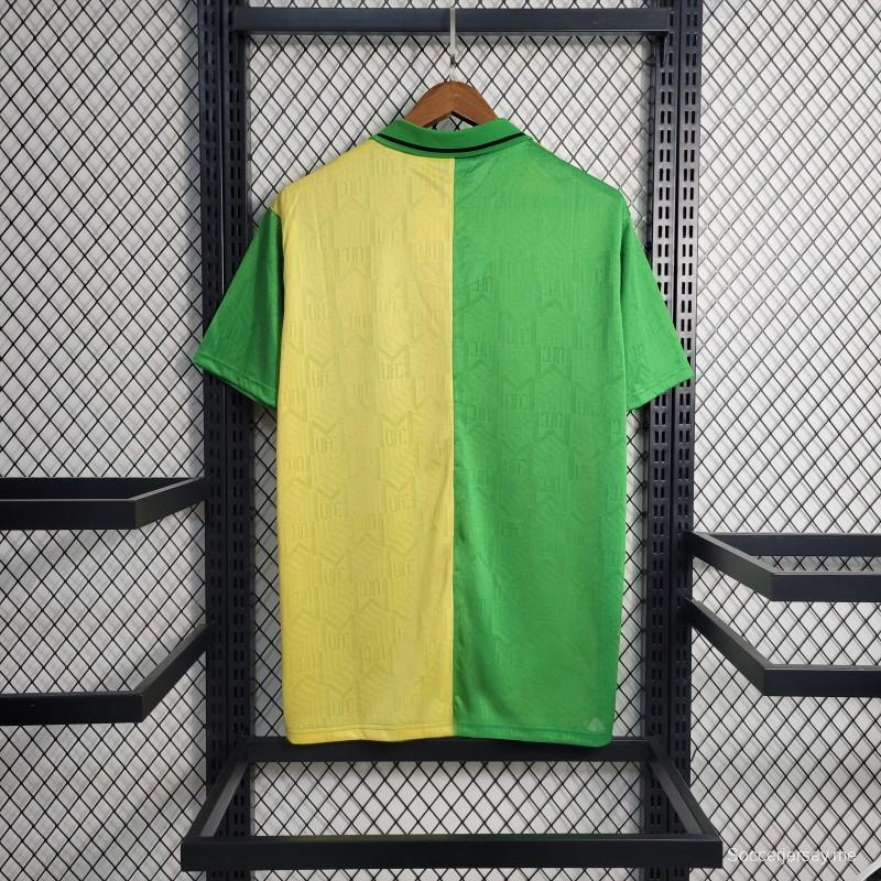 قميص أخضر قديم لمانشستر يونايتد الثالث أخضر 1992/94 ريترو 1992/94
