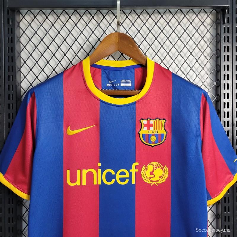 قميص برشلونة الرئيسي 10/11 ريترو 10/11
