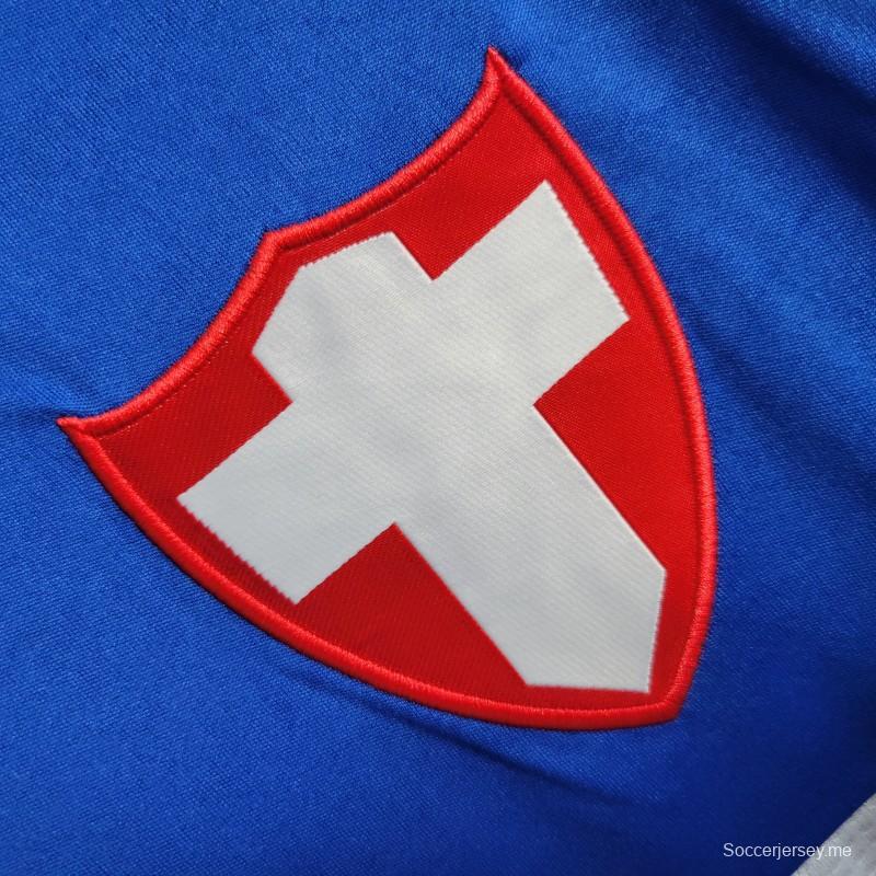 قميص بالميراس 09/10 ريترو 09/10 قميص بالميراس الأزرق الثالث
