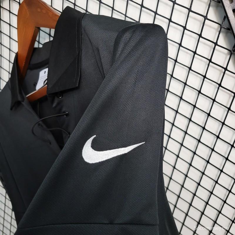 قميص ريترو 2004 البرازيل 2004 إصدار خاص أسود بأكمام طويلة أسود
