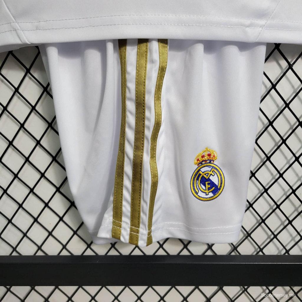 قميص ريترو 11-12 أطفال ريترو 11-12 ريال مدريد هوم جيرسي
