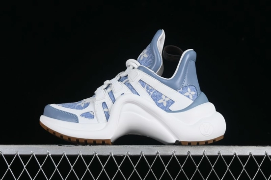 Louis Vuitton Archlight Sneakers with Wave-shaped Sole and Oversized Tongue - MBJ0