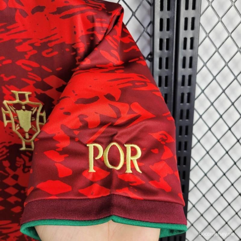 2024 قميص البرتغال فاصلة حمراء خاصة 2024
