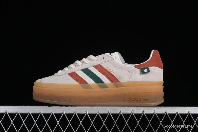 Adidas Originals Gazelle Bold IG3685 Low-Top Sneakers with Thick Sole for Casual Wear Anti-Slip and Durable