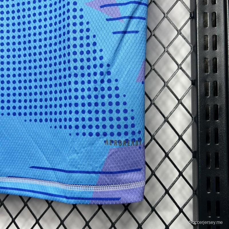 24/25 قميص أزرق لحارس مرمى ريال مدريد
