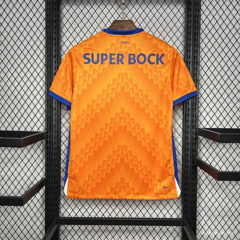 24/25 قميص نادي بورتو بورتو خارجي برتقالي اللون
