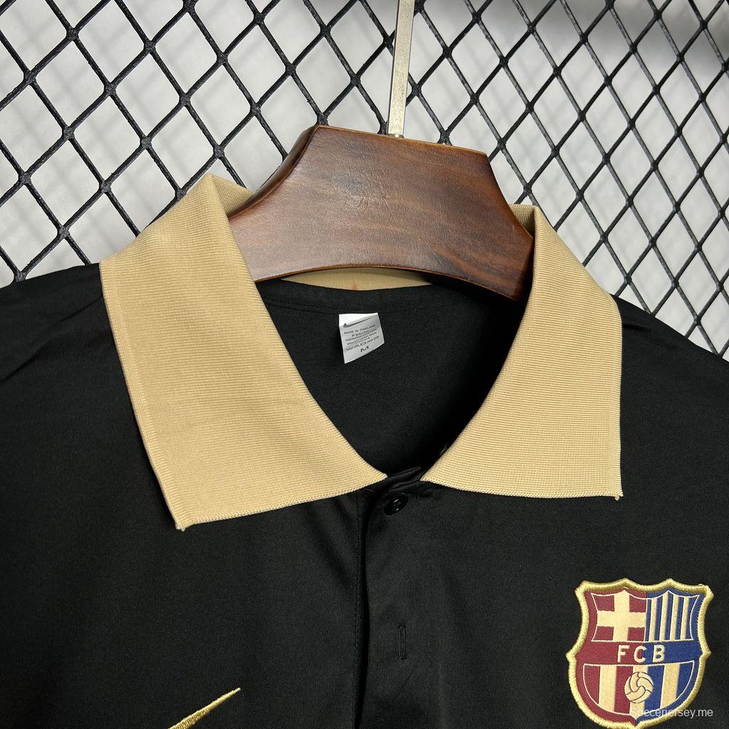 24/25 قميص بولو برشلونة بولو أسود 24/25
