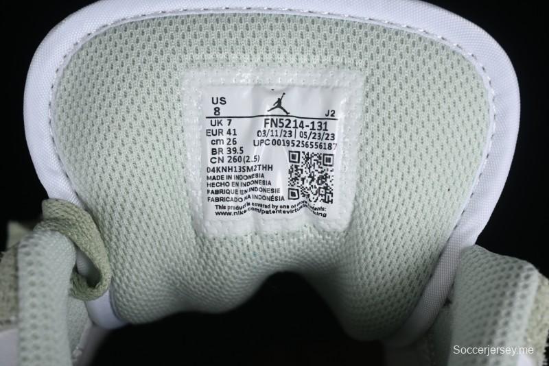 Nike Air Jordan 1 Low AJ1 Apple White Green Low-Top Lifestyle Basketball Shoes - FN5214-131